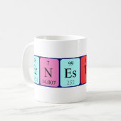 Ernestina periodieke tabel naam mok (Voorkant links)