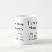 Ernestine periodieke lijstnaam mok (Center)