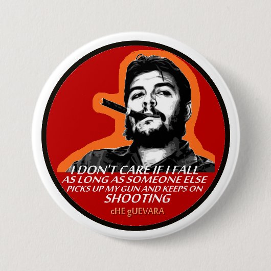 Ernesto "Che" Guevara Ronde Button 7,6 Cm (Voorkant)