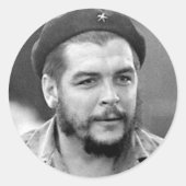 Ernesto Che Guevara Ronde Sticker (Voorkant)