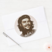 Ernesto Che Guevara Smile Ronde Sticker (Envelop)