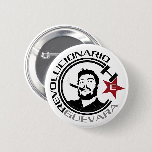 Ernesto Guevara Ronde Button 5,7 Cm (Voorkant /achterkant)