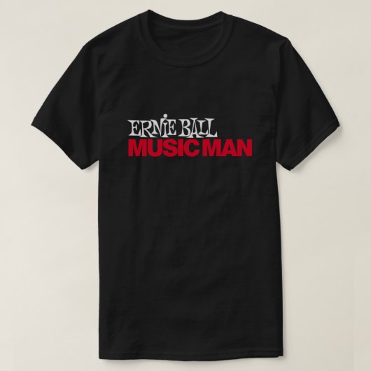 Ernie ball musicman merchant t-shirt (Design voorkant)