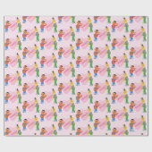 Ernie & Bert Big Valentijns Heart Cadeaupapier (Vlak)