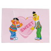 Ernie & Bert Big Valentijns Heart Groot Cadeauzakje (Achterkant)