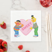 Ernie & Bert Big Valentijns Heart Servet (Insitu)