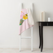 Ernie & Bert Big Valentijns Heart Sherpa Deken (In situ)