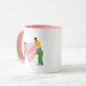 Ernie & Bert Groot Hart Voor Valentijn Mok (Voorkant links)