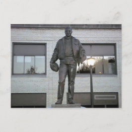 Ernie Davis Memorial standbeeld in Elmira, NY Briefkaart