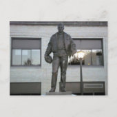 Ernie Davis Memorial standbeeld in Elmira, NY Briefkaart (Voorkant)