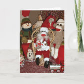 Ernie de Kaart van de Kerstman van de Aap van de (Voorkant)