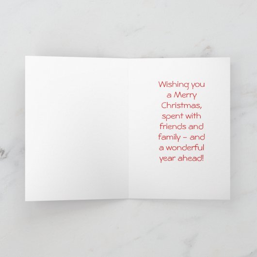 Ernie de Kaart van de Kerstman van de Aap van de (Binnen)