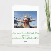 Ernie de Kaart van de Mand van Pasen van de Aap (Achterkant)