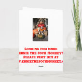 Ernie de Kaart van de Pompoen van Halloween van de (Achterkant)