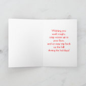 Ernie de Kaart van de Vakantie van de Ar van de (Binnen)