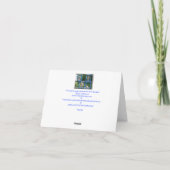 Ernie de Sock Monkey als Art Note Kaart (Achterkant)