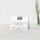 Ernie de Sock Monkey en vrienden Note Kaart (Achterkant)