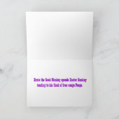 Ernie de Sock Monkey Free Range Peeps Paas Kaart (Binnen)