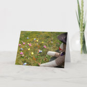 Ernie de Sock Monkey Free Range Peeps Paas Kaart (Voorkant)