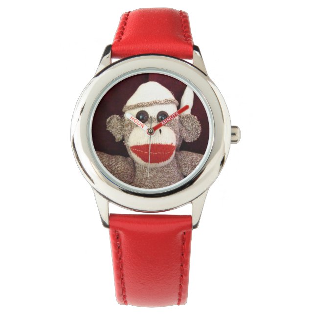 Ernie de sok aap polshorloge horloge (Voorkant)