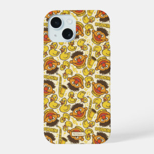 Ernie en Rubber Duckie Patroon iPhone 15 Case