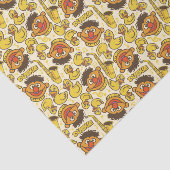 Ernie en Rubber Duckie Pattern Tissuepapier (Detail)