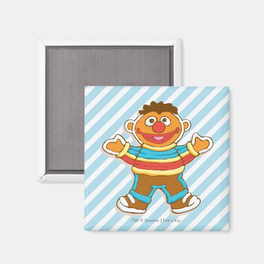 Ernie Gingerbrood Magneet (Voorkant / Achterkant)