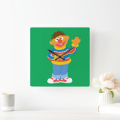 Ernie Graphic Vierkante Klok (Huis)