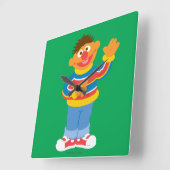 Ernie Graphic Vierkante Klok (Hoek)