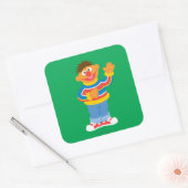 Ernie Graphic Vierkante Sticker (Envelop)