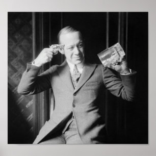 Ernie Hare - Death or Alcohol - Prohibition Photo Poster