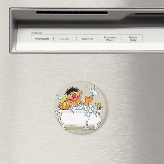  Ernie in Bathtub Magneet (Insitu (Vaatwasser))