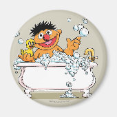  Ernie in Bathtub Magneet (Voorkant)