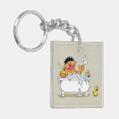  Ernie in Bathtub Sleutelhanger (Voorkant Links)