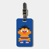 Ernie Pixel Art Bagagelabel (Voorkant verticaal)