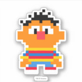 Ernie Pixel Art Sticker (Voorkant)
