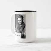 Ernie Pyle Aan de slag! Mok (Voorkant links)