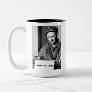 Ernie Pyle Aan de slag! Mok