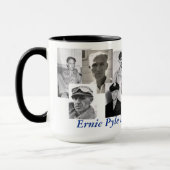 Ernie Pyle Legacy Foundation Coffee Mok (Links)