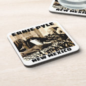Ernie Pyle New Mexico onderzetter set (Linkerzijde)