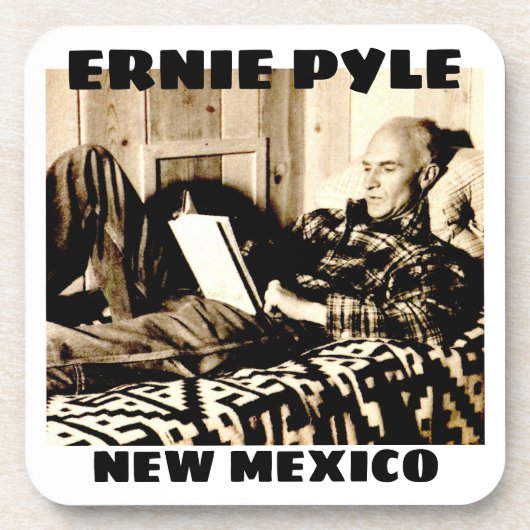 Ernie Pyle New Mexico onderzetter set (Voorkant)