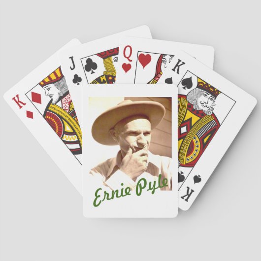 ERNIE PYLE PLAYCARDS PET POKERKAARTEN (Achterkant)