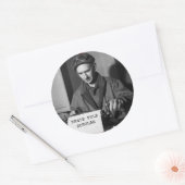 Ernie Pyle Wetenschapstoelage Sticker (Envelop)