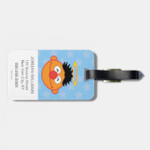 Ernie Smiling Face met Halo Bagagelabel (Achterkant horizontaal)