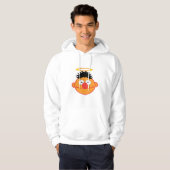 Ernie Smiling Face met Halo Hoodie (Voorkant volledig)