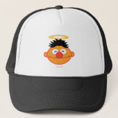 Ernie Smiling Face met Halo Trucker Pet (Voorkant)