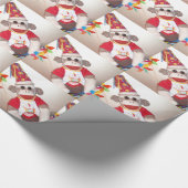 Ernie the Sock Monkey Birthday Wrapping Paper Cadeaupapier (Hoek)