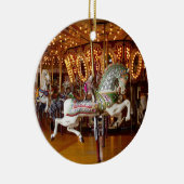 Ernie the Sock Monkey Carousel Round Ornament (Rechts)