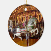 Ernie the Sock Monkey Carousel Round Ornament (Links)