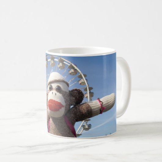 Ernie the Sock Monkey Ferris Wheel Mok (Voorkant rechts)